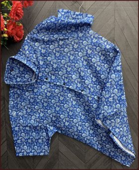 Presenting New Cotton Printed Blue Color Shirt
