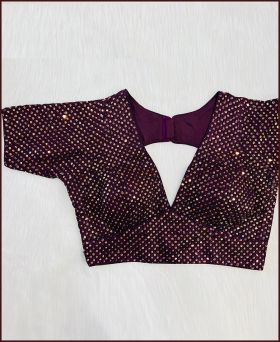 Bollywood Style Faux Georgette Sequence Blouse