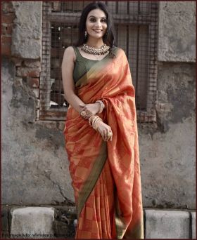 Fantastic Multicolor Party Wear Saree with Unstitched Blouse