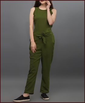 Latets Green Colored Jumpsuit 