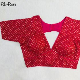 Bollywood Style Faux Georgette Sequence Blouse-Rani